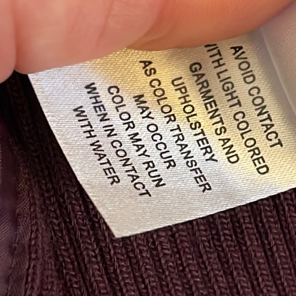 Calvin Klein NWT Faux Suede jacket size small Merlot /plum - Picture 12 of 13